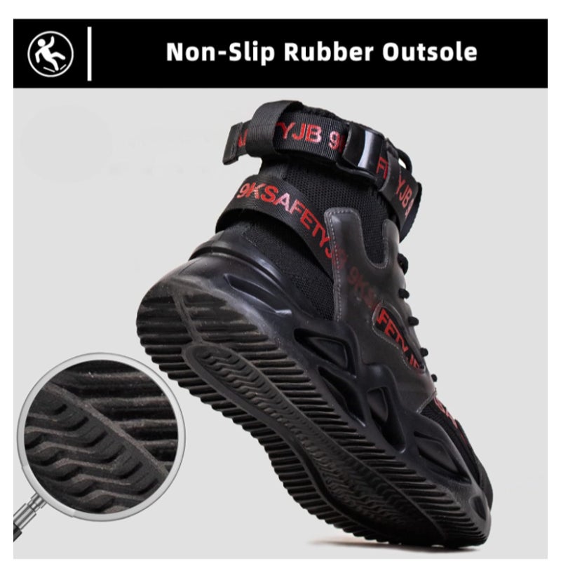 Men's Size 11 Steel Toe Shoes Lightweight Steel Toe Comfortable Sneakers Safety
