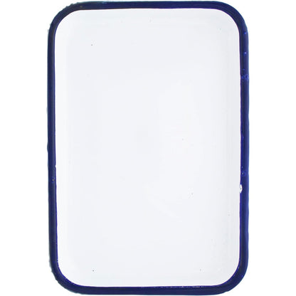 New Art Alternatives Enamel Butcher Palette Tray 7x10.5 inches, White