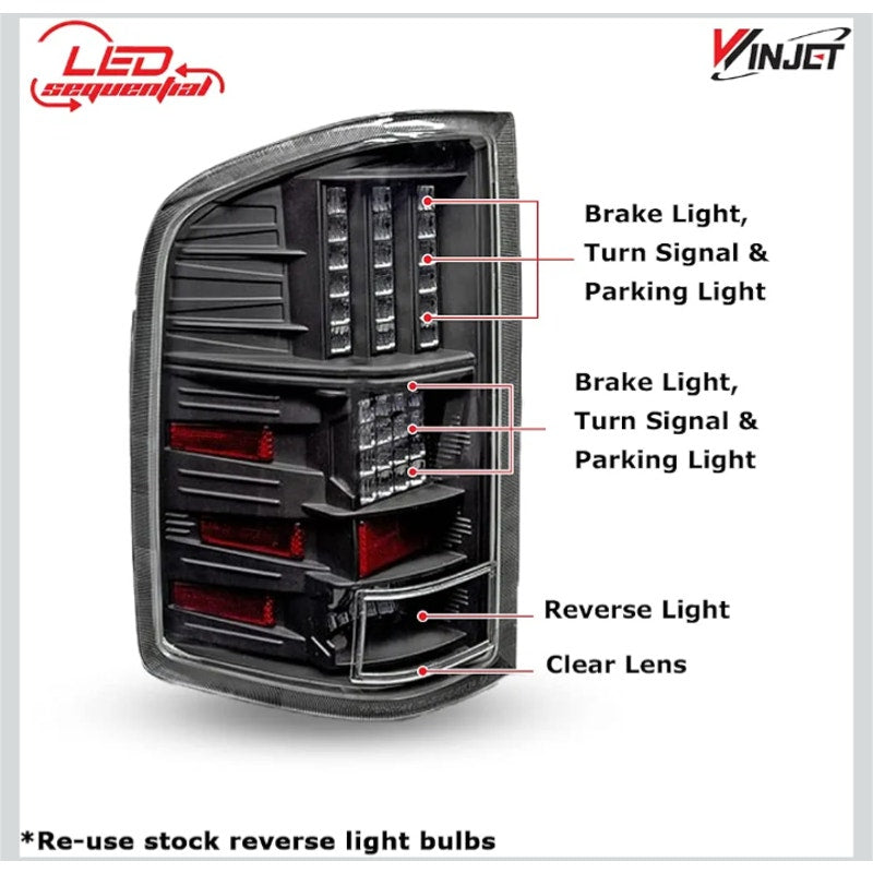 LED Taillights for 2007-2013 Chevy Silverado