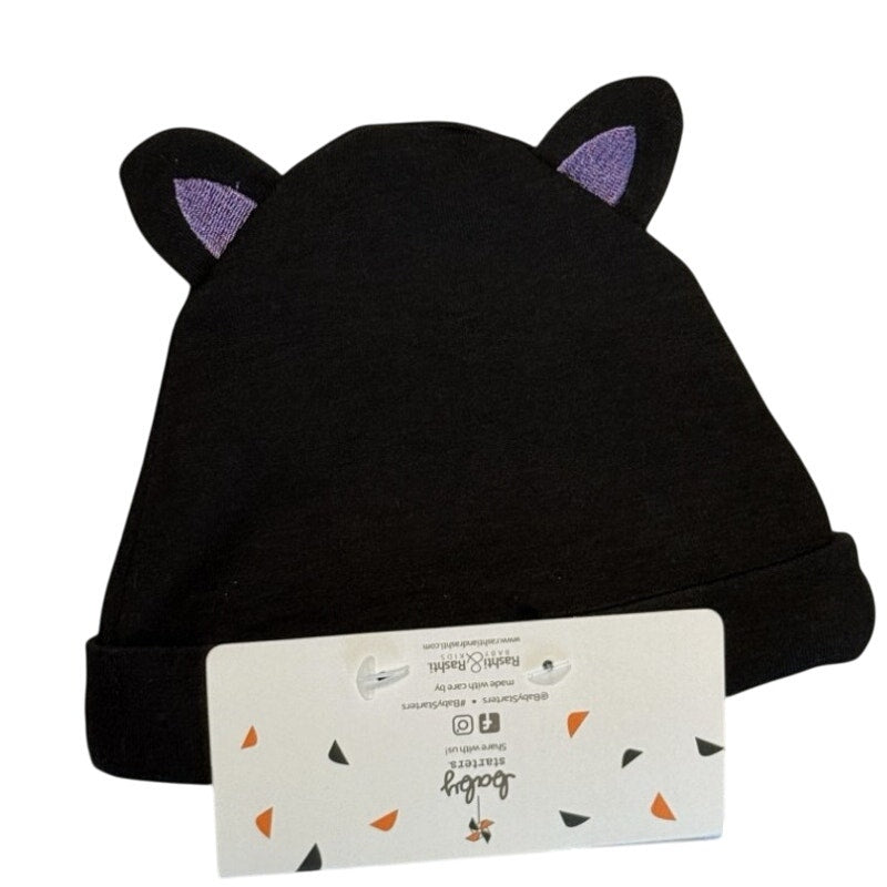 Baby Starters Halloween Batty One Piece Overall With Hat Size 0-3 Months NWT