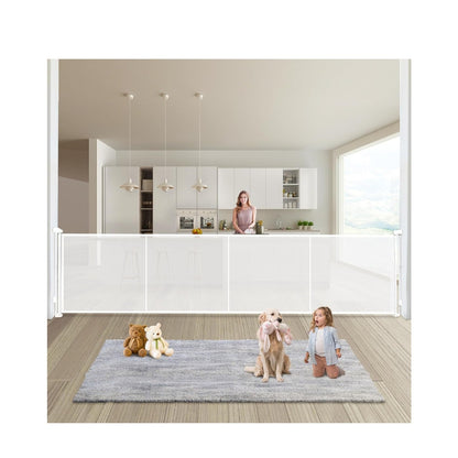 Retractable Baby Gates Dog Gate - 175"