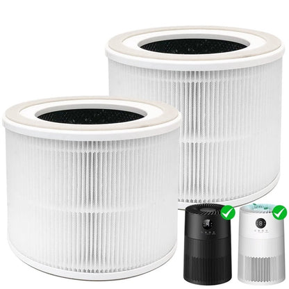 2 Pack H13 HEPA Replacement Filters | Compatible with Dreo Air Purifier DR-HAP004