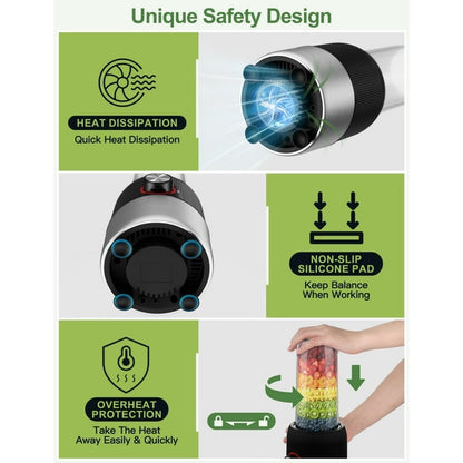 BPA Free 2-in-1 Multipurpose Personal Blender