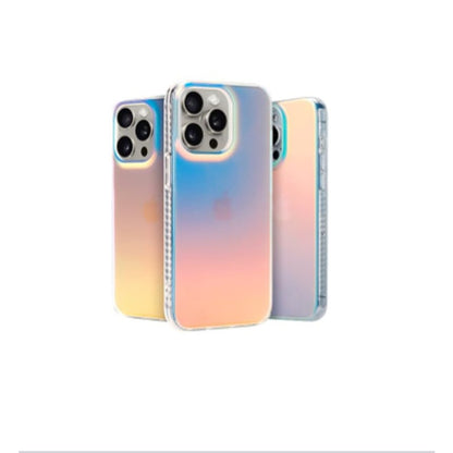 iPhone 15 Pro Case [Compatible with Magsafe] Fluorescent Holographic Iridescent