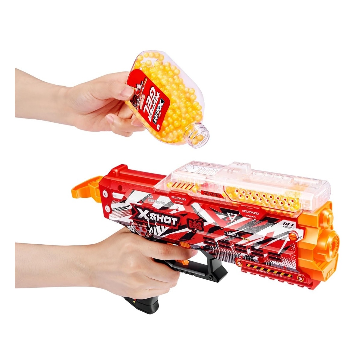 XSHOT Hyper Gel Stinger Blaster 2 Pack w/ 6000 Dehydrated Gels & Safety Glasses