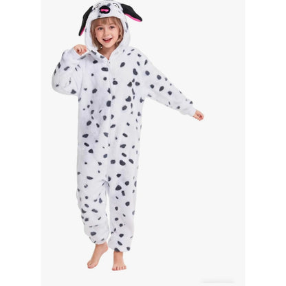 Dalmatians Costume for Kids Onesie Size Small (4'9"-5'1" Tall)