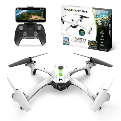 Sky Viper Vista HD Video RC Drone Stream & Record Optical Flow