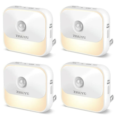 4-Pack Dimmable Motion Sensor LED Night Lights