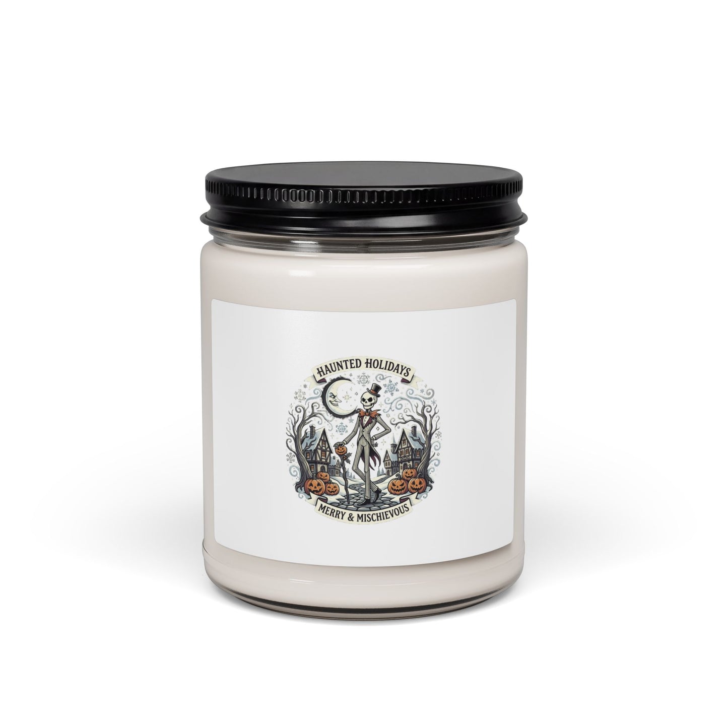 Haunted Holidays Illustration Scented Soy Candle | 9oz