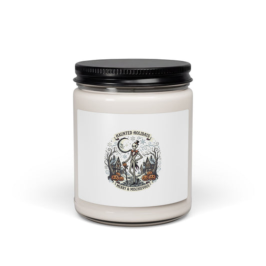 Haunted Holidays Illustration Scented Soy Candle | 9oz