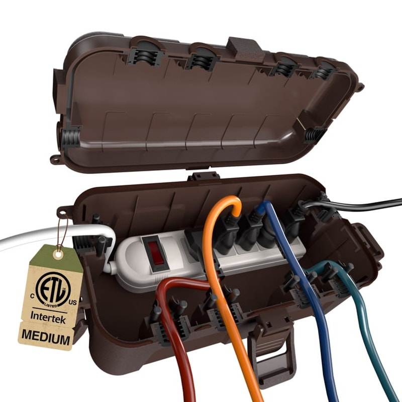 Restmo Outdoor Electrical Box, IP54 Waterproof Extension Cord Cover