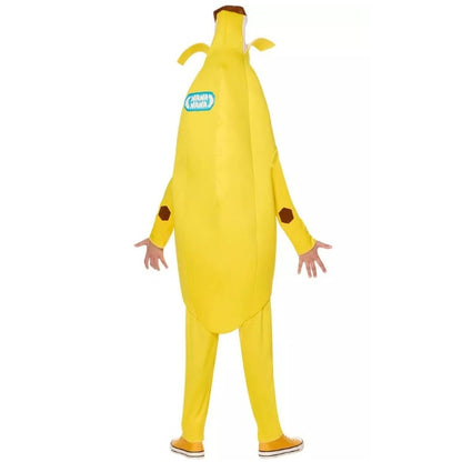 Fortnite Kids' Peely Costume Apparel Set Yellow Size L Large 10-12