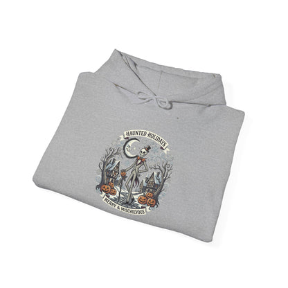 Vintage Skull and Roses hoodie | Gothic Botanical Illustration