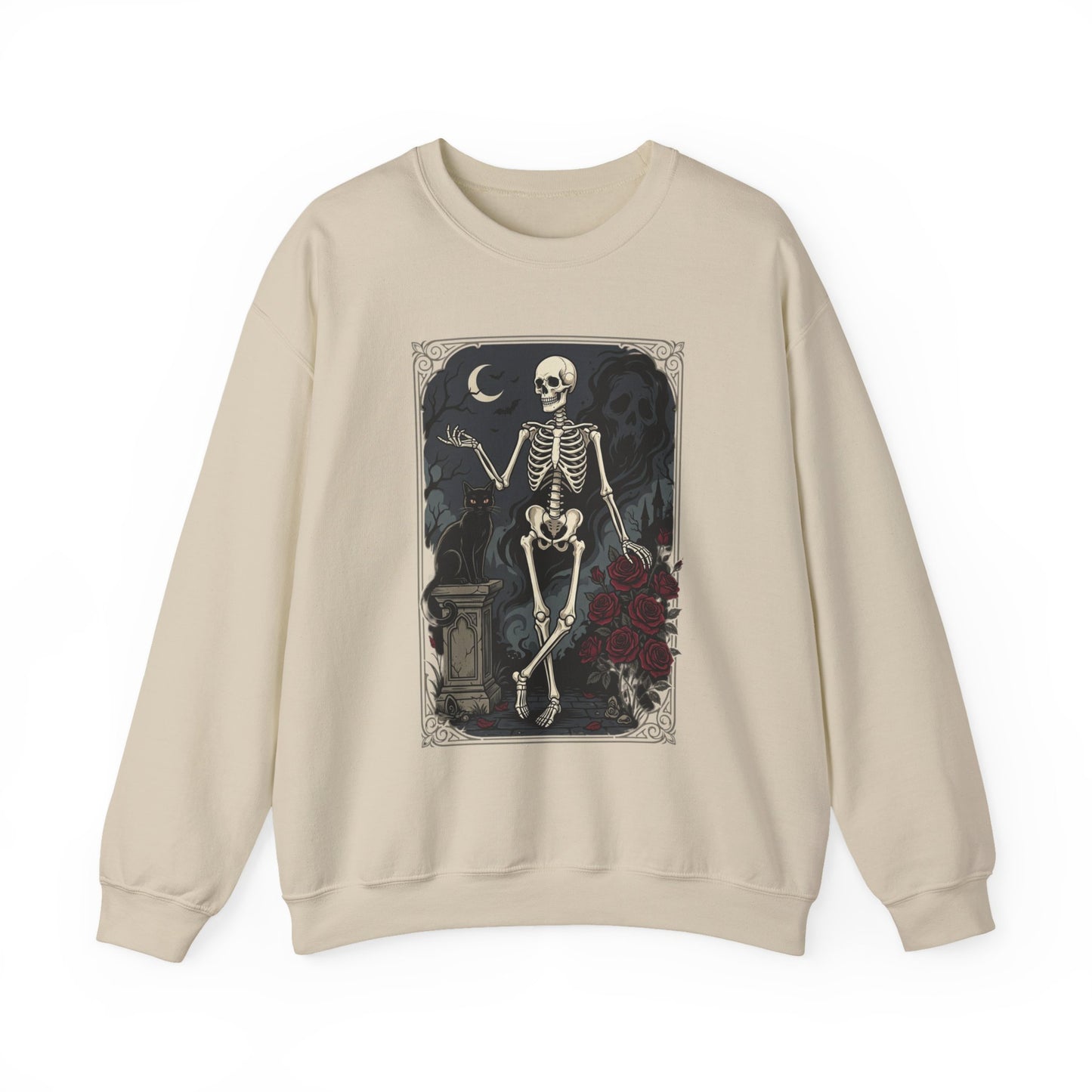 Skeleton Vintage Art Crewneck Sweatshirt