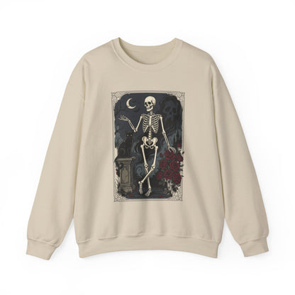 Skeleton Vintage Art Crewneck Sweatshirt