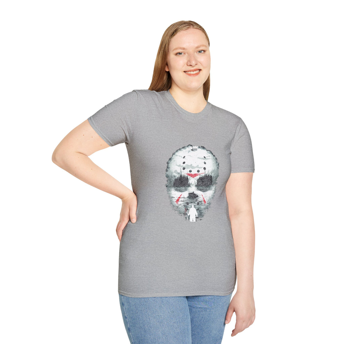 Horror Hockey Mask Friday The 13th T-Shirt —  Jason Inspired Graphic Tee