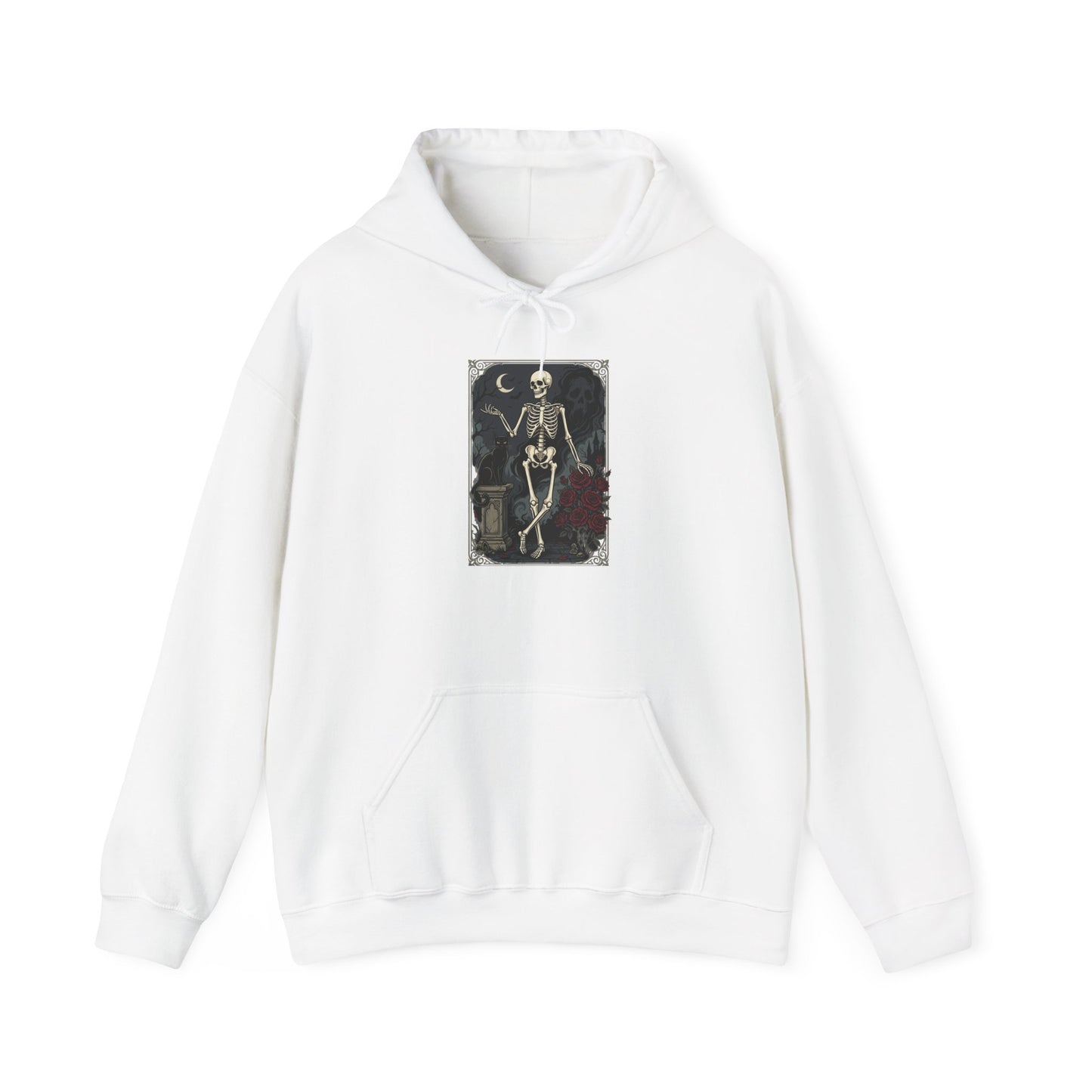 Skeleton Dance Hoodie - Gothic Vintage Skeleton Art Pullover