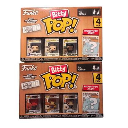 Funko Bitty POP! 4-Pack: (2) The Office - Michael Scott Collectible Vinyl Mini-Figures
