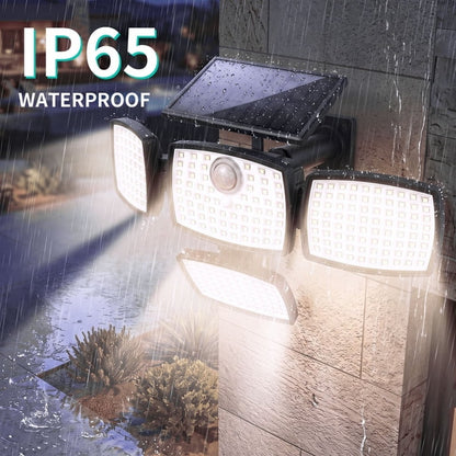 Solar Outdoor Lights 4500LM 306LED Motion Sensor Security Light