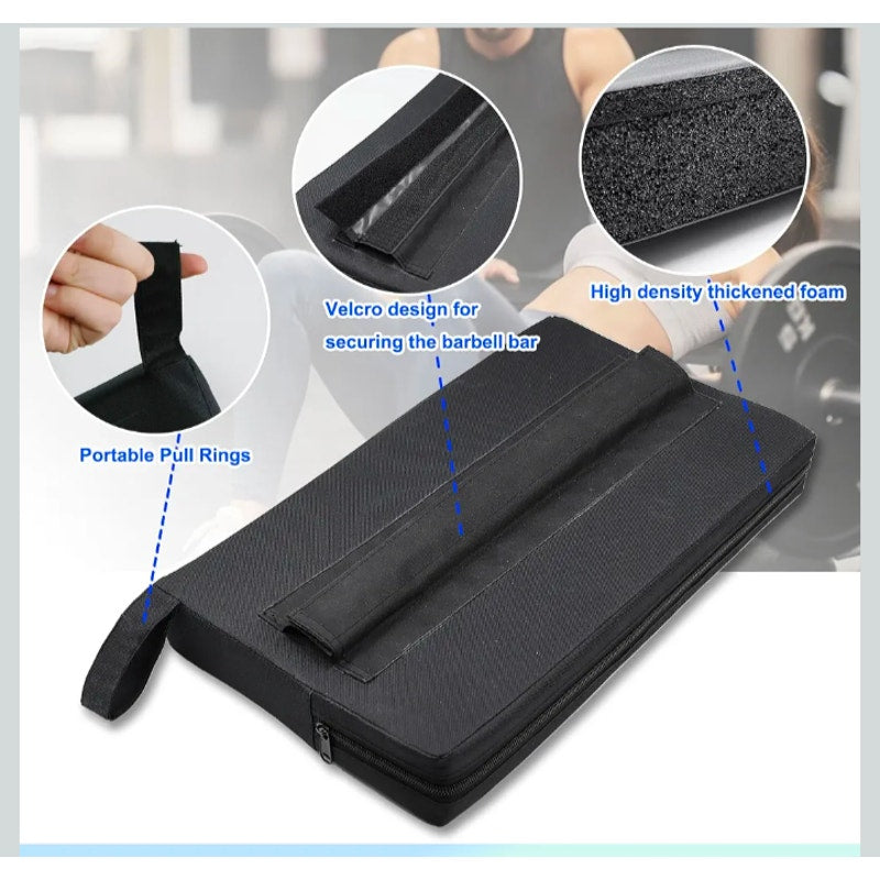 Square Hip-Thrust Pad Protective Extra Thick foam pad for Barbell Weightlifting