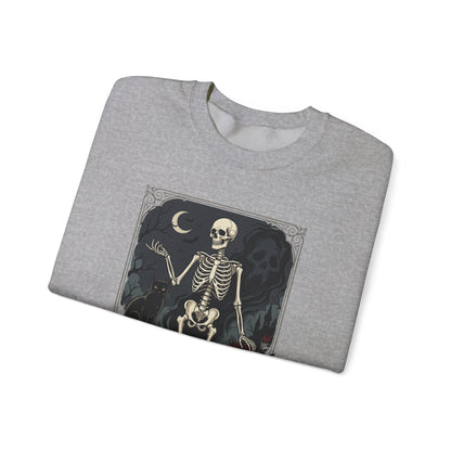 Skeleton Vintage Art Crewneck Sweatshirt