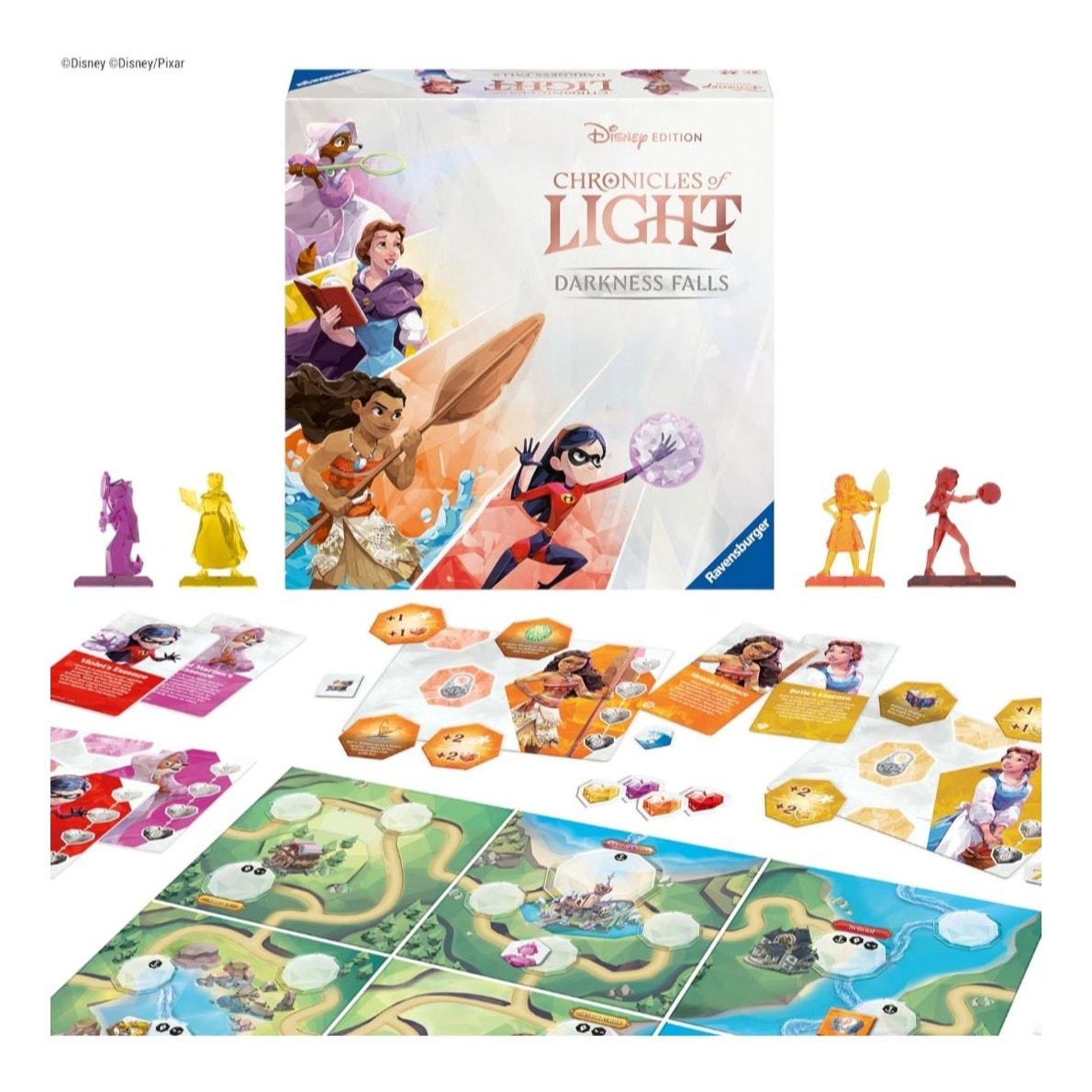 Ravensburger Chronicles of Light Darkness: Falls Disney Board Game 8+ MESH Accredited