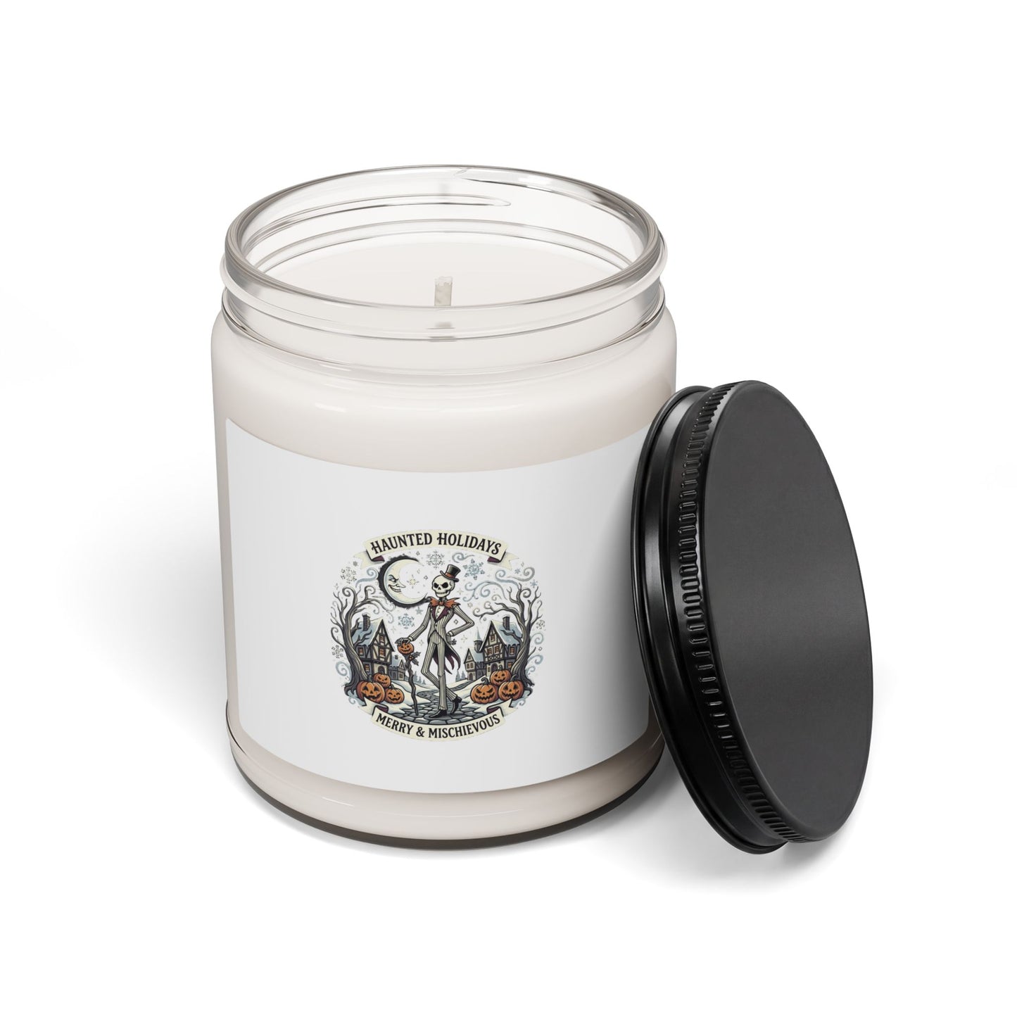 Haunted Holidays Illustration Scented Soy Candle | 9oz