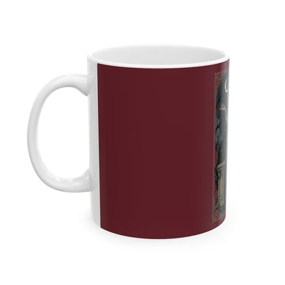 Gothic Skeleton & Roses Ceramic Mug (11oz/15oz)