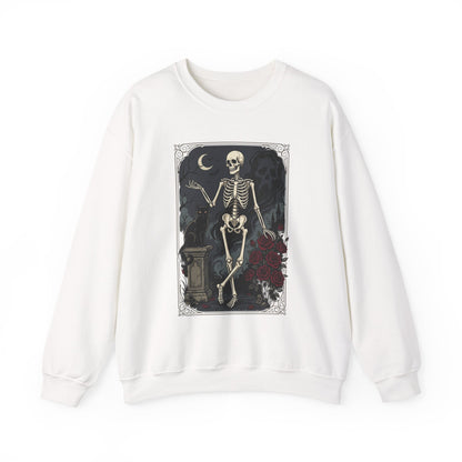 Skeleton Vintage Art Crewneck Sweatshirt