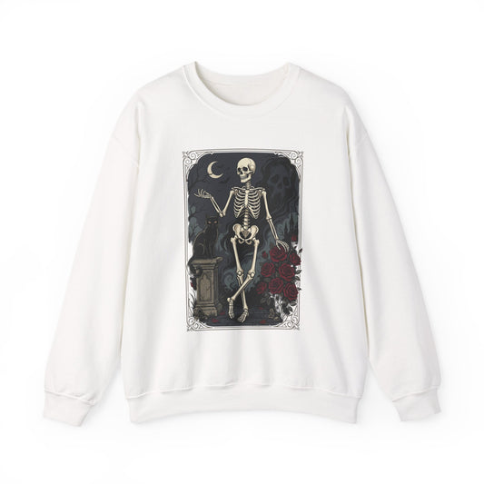 Skeleton Vintage Art Crewneck Sweatshirt