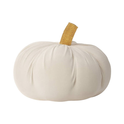 Velvet Pumpkin Throw Pillow by Threshold Fall & Halloween NEW NWT Cream/White