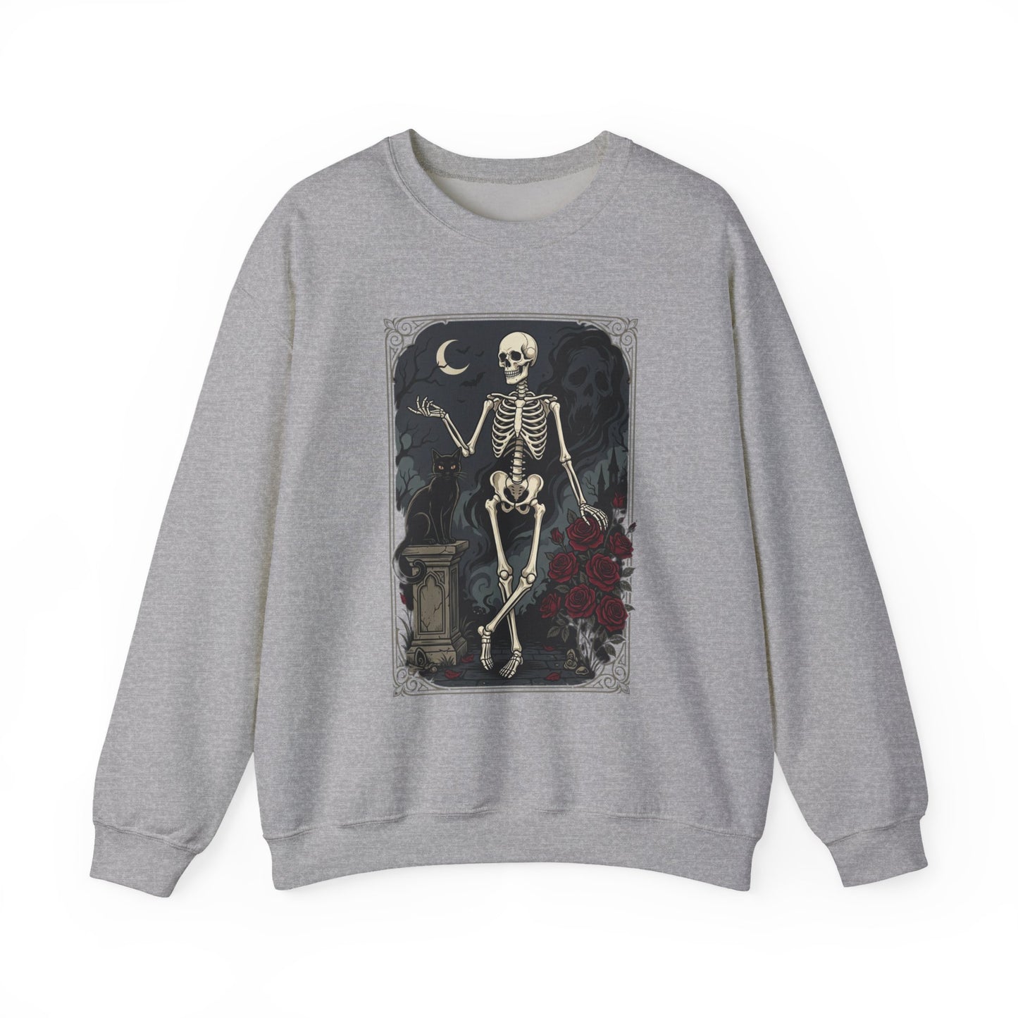 Skeleton Vintage Art Crewneck Sweatshirt