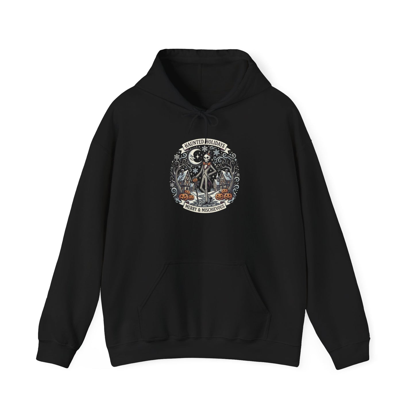 Vintage Skull and Roses hoodie | Gothic Botanical Illustration