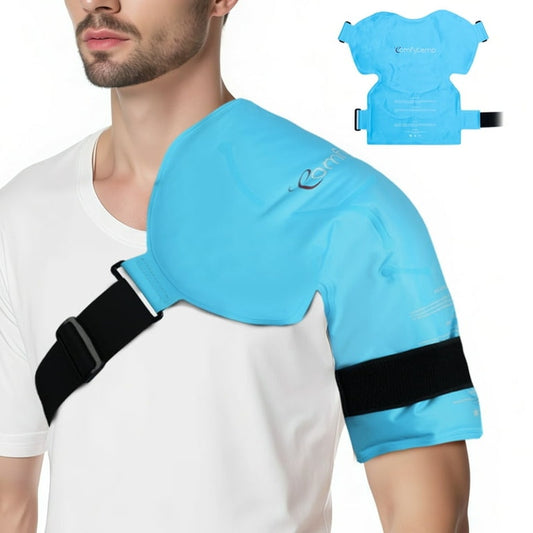 Shoulder Ice Pack Wrap, Reusable Large