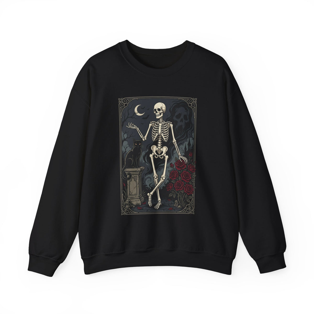 Skeleton Vintage Art Crewneck Sweatshirt