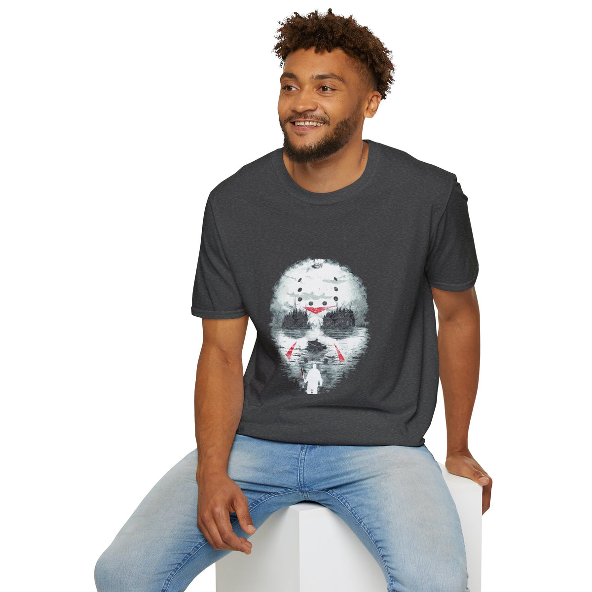 Horror Hockey Mask Friday The 13th T-Shirt —  Jason Inspired Graphic Tee
