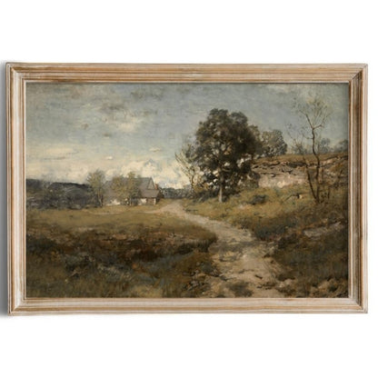 Rustic Farmhouse Wall Art Decor 24x36 Large Unframed Rolled Canvas