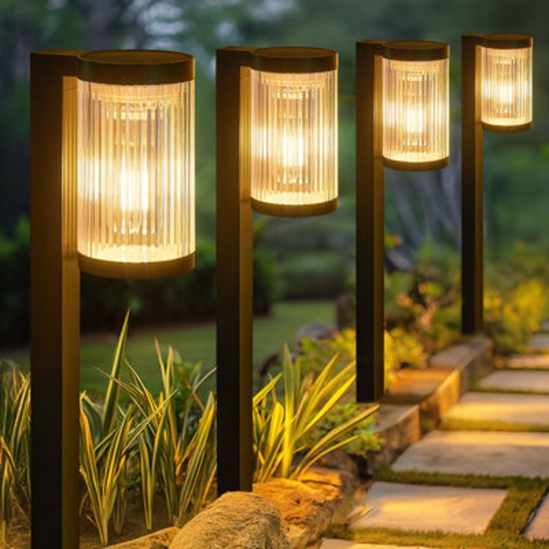 Solux Set of 8 Solar LED Path Landscape Lights