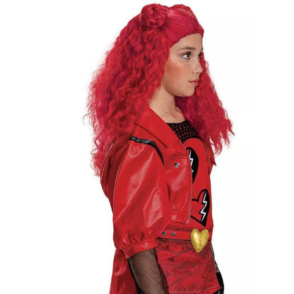 Disney Descendants Kids' Halloween Wig Red Adjustable