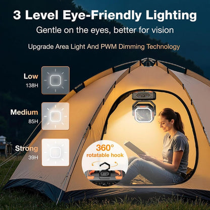 High Speed Camping Fan with Fast USB-C Charging