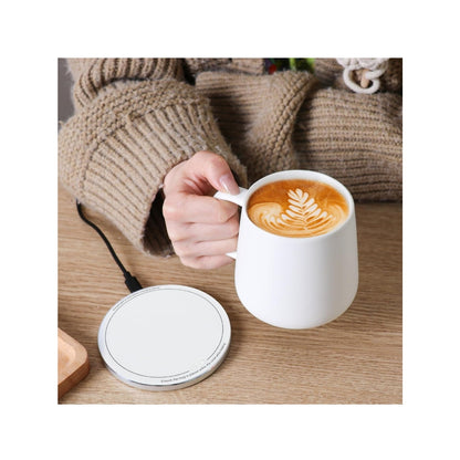 Coffee Cup Mug Warmer Set Smart Constant Temperature 131°F  Wireless Charging 12.8 oz