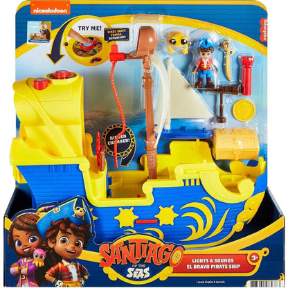 Fisher-Price Preschool Santiago of the Seas Lights & Sounds El Bravo Pirate Ship Playset
