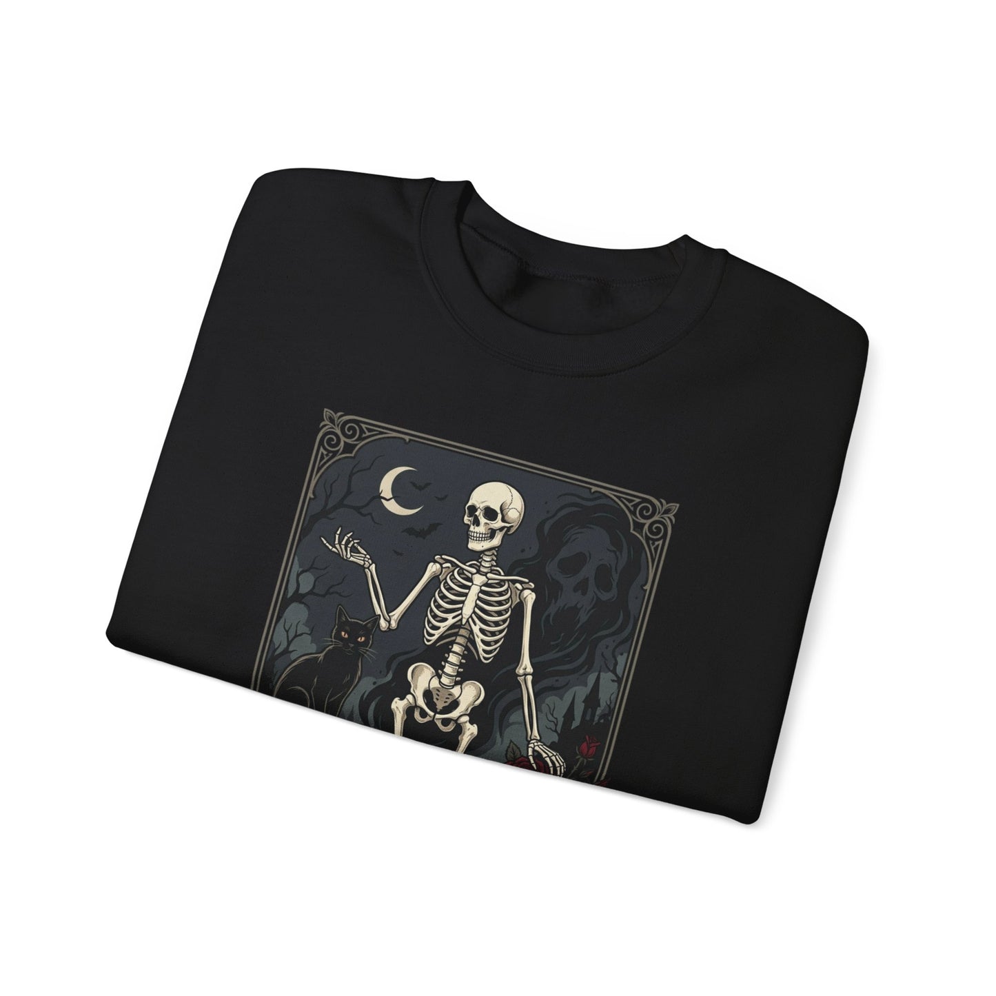 Skeleton Vintage Art Crewneck Sweatshirt