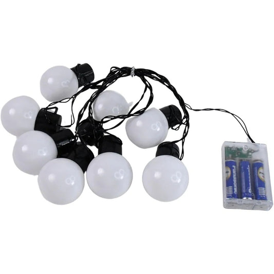 12 LED Light Bulbs - Battery Operated G40 String Lighting for Marquee Letters Numbers -