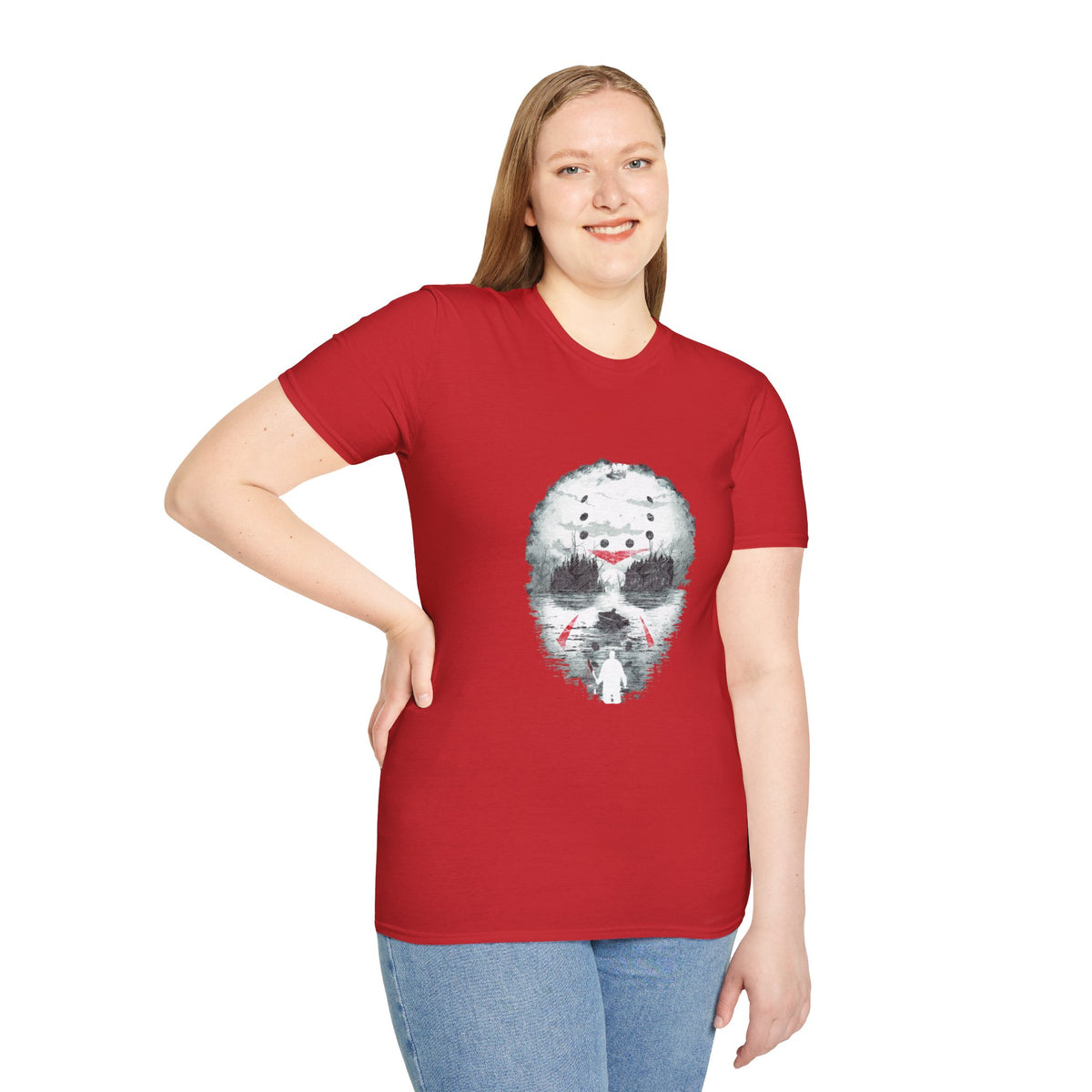 Horror Hockey Mask Friday The 13th T-Shirt —  Jason Inspired Graphic Tee