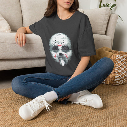 Horror Hockey Mask Friday The 13th T-Shirt —  Jason Inspired Graphic Tee