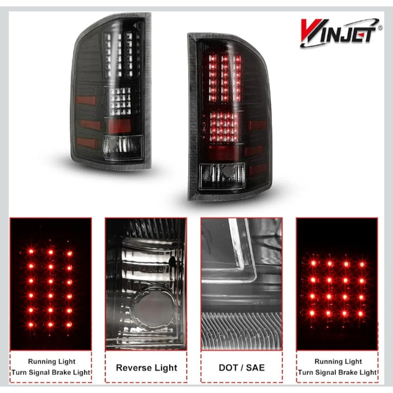 LED Taillights for 2007-2013 Chevy Silverado