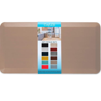 NEW ComfiLife Anti Fatigue Floor Mat - 20x39 in Neutral Beige / Tan