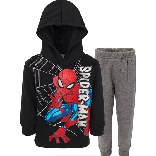 Marvel Avengers Spider-Man Fleece Pullover Hoodie Size 5 Kids