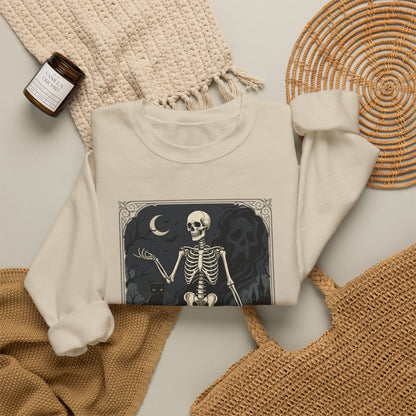 Skeleton Vintage Art Crewneck Sweatshirt
